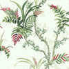 Enchanted Fern Wallpaper Wallpaper York Double Roll Green/Crimson 
