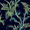Enchanted Fern Wallpaper Wallpaper York Double Roll Navy/Green 