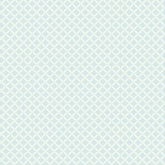 Diamond Gate Wallpaper Wallpaper York Double Roll Blue/White 