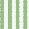 Scalloped Stripe Wallpaper Wallpaper York Double Roll Green 