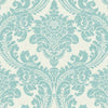 Tapestry Damask Wallpaper Wallpaper York Double Roll Teal 