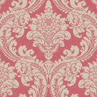 Tapestry Damask Wallpaper Wallpaper York Double Roll Crimson 