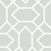 Modern Geometric Peel and Stick Wallpaper Peel and Stick Wallpaper RoomMates Roll Light Gray 