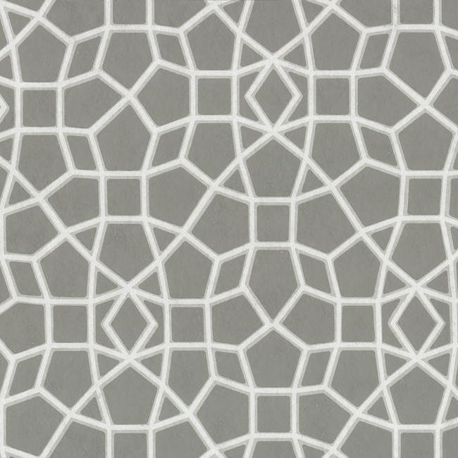 Sculptural Web Wallpaper Wallpaper Ronald Redding Designs Double Roll Grey Mix 
