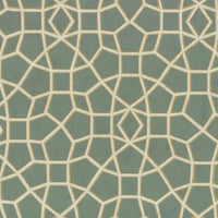 Sculptural Web Wallpaper Wallpaper Ronald Redding Designs Double Roll Dark Green/Gold 