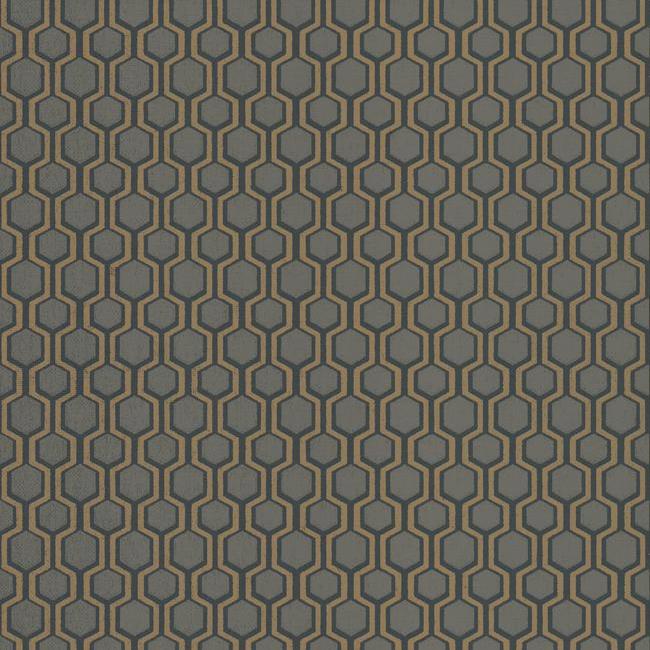 Bee Sweet Wallpaper Wallpaper Ronald Redding Designs Double Roll Charcoal 