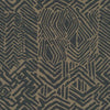 Tribal Print Wallpaper Wallpaper Ronald Redding Designs Double Roll Black/Brown 