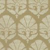 Ottoman Fans Wallpaper Wallpaper Ronald Redding Designs Double Roll Gold/White 