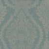 Heritage Damask Wallpaper Wallpaper Ronald Redding Designs Double Roll Blue 