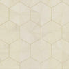 Hexagram Wood Veneer Wallpaper Wallpaper Ronald Redding Designs Yard Ivory 