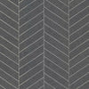 Atelier Herringbone Wallpaper Wallpaper Ronald Redding Designs Yard Steel Blue 