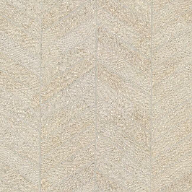 Atelier Herringbone Wallpaper Wallpaper Ronald Redding Designs Yard White 
