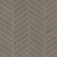 Atelier Herringbone Wallpaper Wallpaper Ronald Redding Designs Yard Natural Grey 