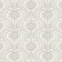 Lotus Palm Wallpaper Wallpaper Ronald Redding Designs Double Roll Grey 