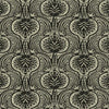 Lotus Palm Wallpaper Wallpaper Ronald Redding Designs Double Roll Ecru/Black 