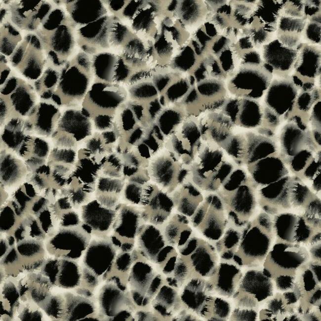 Leopard Rosettes Wallpaper Wallpaper Ronald Redding Designs Double Roll Natural 