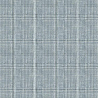 Shirting Plaid Wallpaper Wallpaper Ronald Redding Designs Double Roll Indigo 