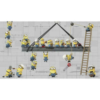 Minions At Work XL Wall Mural Wall Mural RoomMates Each Gray 