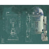 Star Wars R2D2 XL Wall Mural Wall Mural RoomMates Each Green 