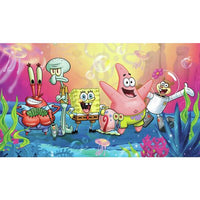 Spongebob Square Pants XL Wall Mural Wall Mural RoomMates Each Pink 