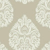 Teardrop Damask Wallpaper Wallpaper Ronald Redding Designs Double Roll Glint 