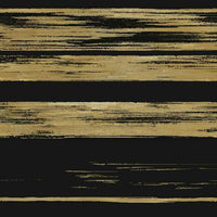 Horizontal Dry Brush Wallpaper Wallpaper Ronald Redding Designs Double Roll Black/Gold 