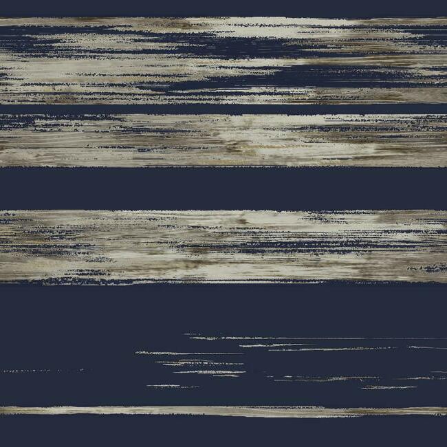 Horizontal Dry Brush Wallpaper Wallpaper Ronald Redding Designs Double Roll Navy 