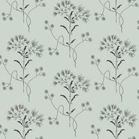 Wildflower Wallpaper Wallpaper Magnolia Home Double Roll Wedding Band / Blue 