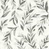 Olive Branch Wallpaper Wallpaper Magnolia Home Double Roll Charcoal 