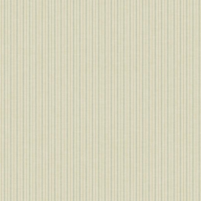 French Ticking Wallpaper Wallpaper Magnolia Home Double Roll Khaki/Light Blue 