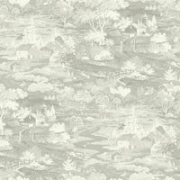Homestead Wallpaper Wallpaper Magnolia Home Sample Light Grey