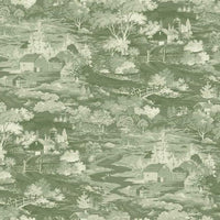 Homestead Wallpaper Wallpaper Magnolia Home Double Roll Dark Olive 