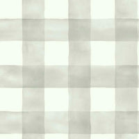 Watercolor Check Wallpaper Wallpaper Magnolia Home Double Roll Sunday Stroll 