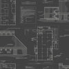The Market Wallpaper Wallpaper Magnolia Home Double Roll Black 