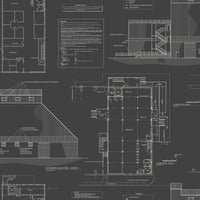 The Market Wallpaper Wallpaper Magnolia Home Double Roll Black 