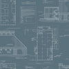 The Market Wallpaper Wallpaper Magnolia Home Double Roll Federal Blue 