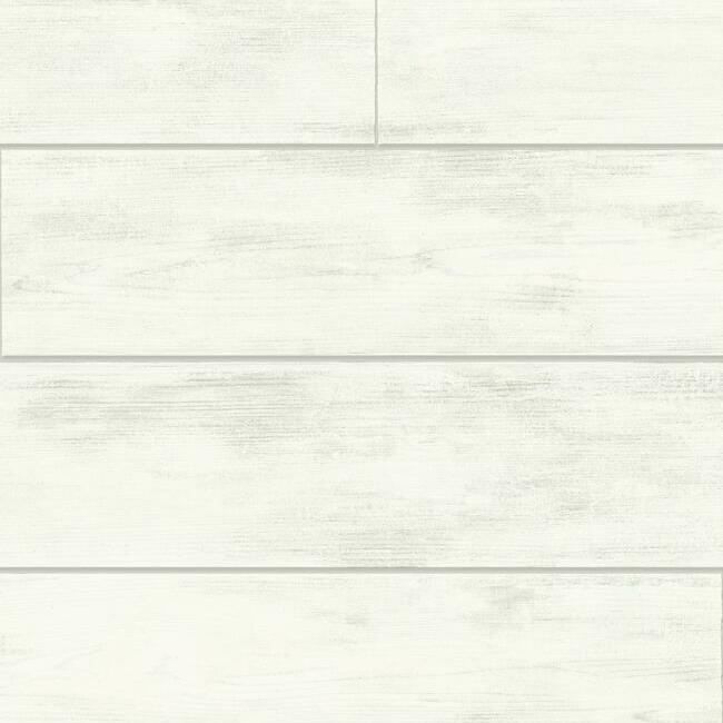 Shiplap Wallpaper Wallpaper Magnolia Home Double Roll Cool White 