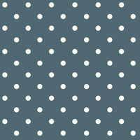 Dots on Dots Wallpaper Wallpaper Magnolia Home Double Roll White/Peacock 