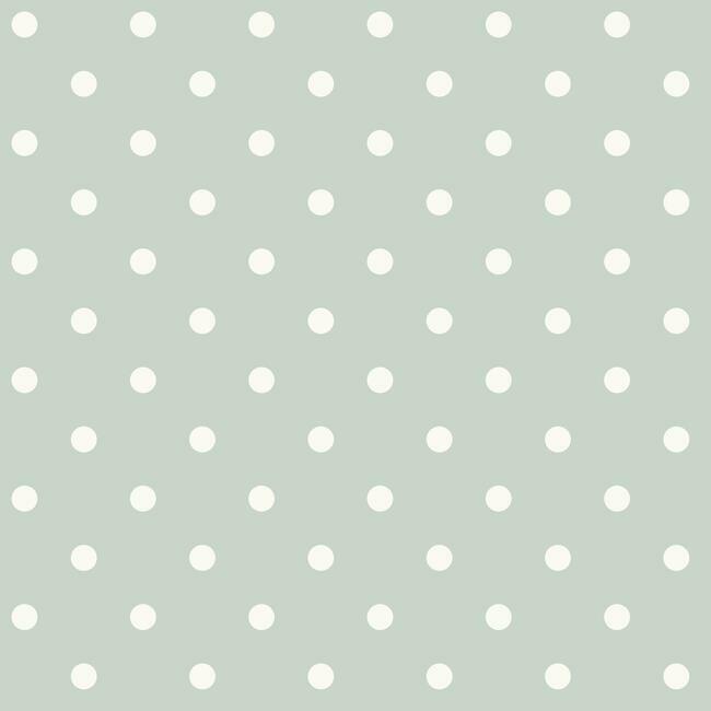 Dots on Dots Wallpaper Wallpaper Magnolia Home Double Roll White/Wedding Band 