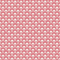 Stacked Scallops Wallpaper Wallpaper Magnolia Home Double Roll Pink Coral 