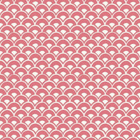 Stacked Scallops Wallpaper Wallpaper Magnolia Home Double Roll Pink Coral 