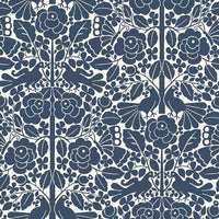 Fairy Tales Wallpaper Wallpaper Magnolia Home Double Roll Navy 