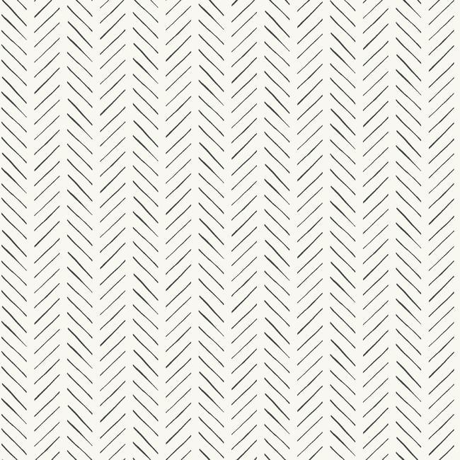 Pick-Up Sticks Wallpaper Wallpaper Magnolia Home Double Roll Black/White 