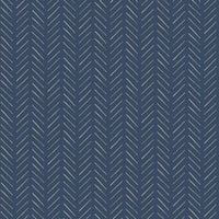 Pick-Up Sticks Wallpaper Wallpaper Magnolia Home Double Roll White On Navy 