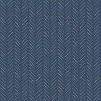 Pick-Up Sticks Wallpaper Wallpaper Magnolia Home Double Roll White On Navy 