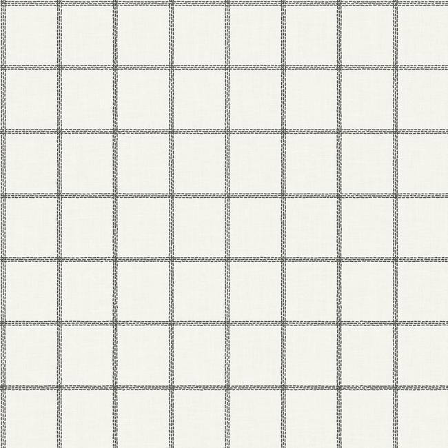 Sunday Best Wallpaper Wallpaper Magnolia Home Double Roll Black/White 