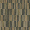 Gilded Wood Tile Wallpaper Wallpaper York Double Roll Black/Gold 