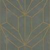 Hammered Diamond Inlay Wallpaper Wallpaper York Double Roll Grey/Wood 