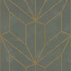 Hammered Diamond Inlay Wallpaper Wallpaper York Double Roll Grey/Wood 