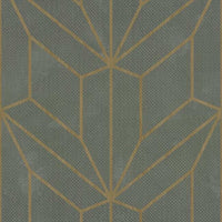 Hammered Diamond Inlay Wallpaper Wallpaper York Double Roll Grey/Wood 